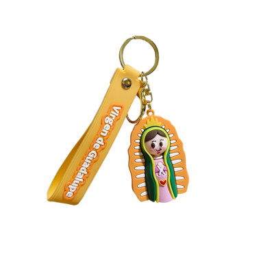 Backpack Rubber Material Jesused Keychain Pendant Three Dimensional Key Chain Bag Pendant Backpack Pendant Car Interior Decoration Home Pendant