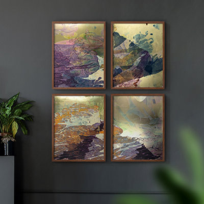 «Monet's Landscape V», ensemble de 4