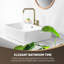 Robinet de lavabo à poignée simple 11,81 po, robinet de meuble-lavabo en laiton massif-99131831