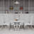 Glam White Velvet High Back Dining Chairs With Mirrored Silver Legs Set Of 6