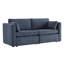 Canapé modulaire rembourré avec coussins décoratifs l 78,8 po Winfree-1984643164