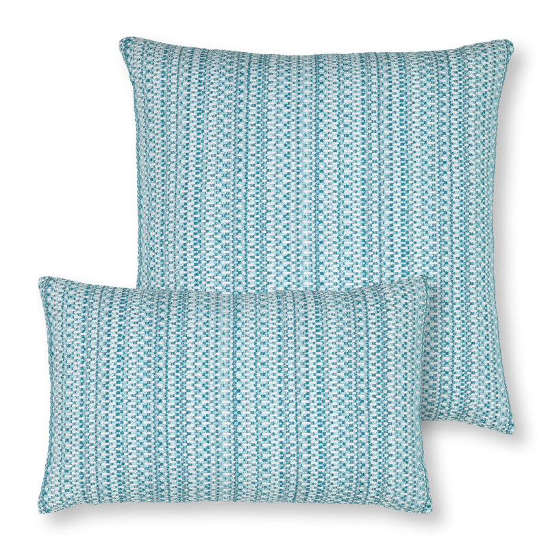 Kaleidoscope Sunbrella® Indoor/Outdoor Pillow Cover & Insert, Spring, Rectangular, 12" H x 20" W
