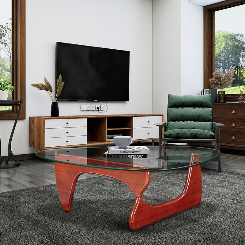 Table basse Carmila, Cerisier