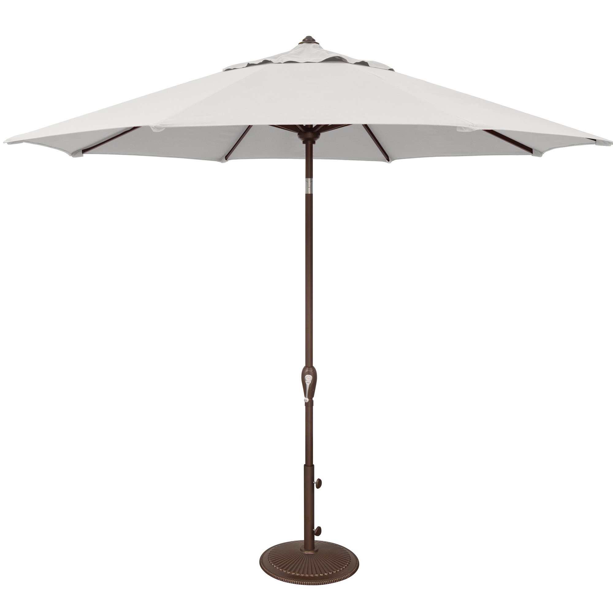 Colete 9' Market Sunbrella® Umbrella, White Sunbrella®, Bronze