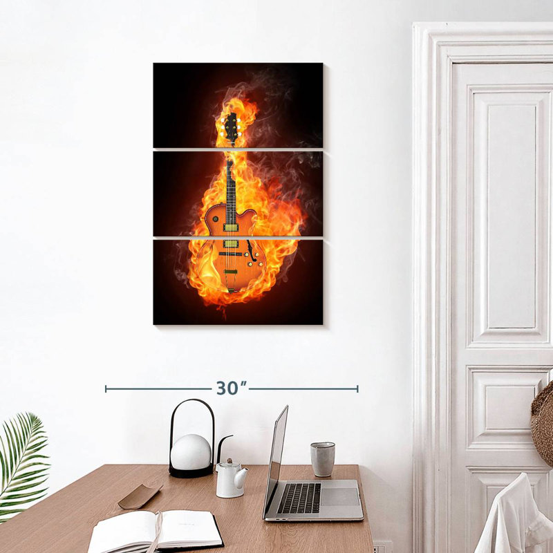 Guitare électrique Abarca Blazing, H 32 po x l 20 po