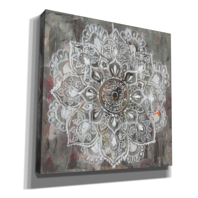 «Mandala in Neutral II» par Danhui NAI - impression sur toile tendue