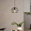 1 - Light Matte Black Chandelier Pendant