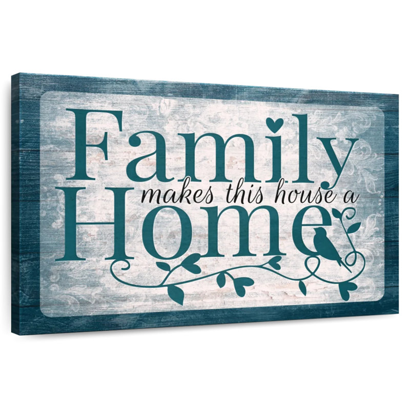 Plaque murale Family Family, H 32 po x l 48 po