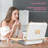 Portable Makeup Organizer Makeup Tool Case With Led Mirror Pink-301349712