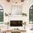 Ulah 3-Light Dimmable Metal Vanity Light with Glass Shades 