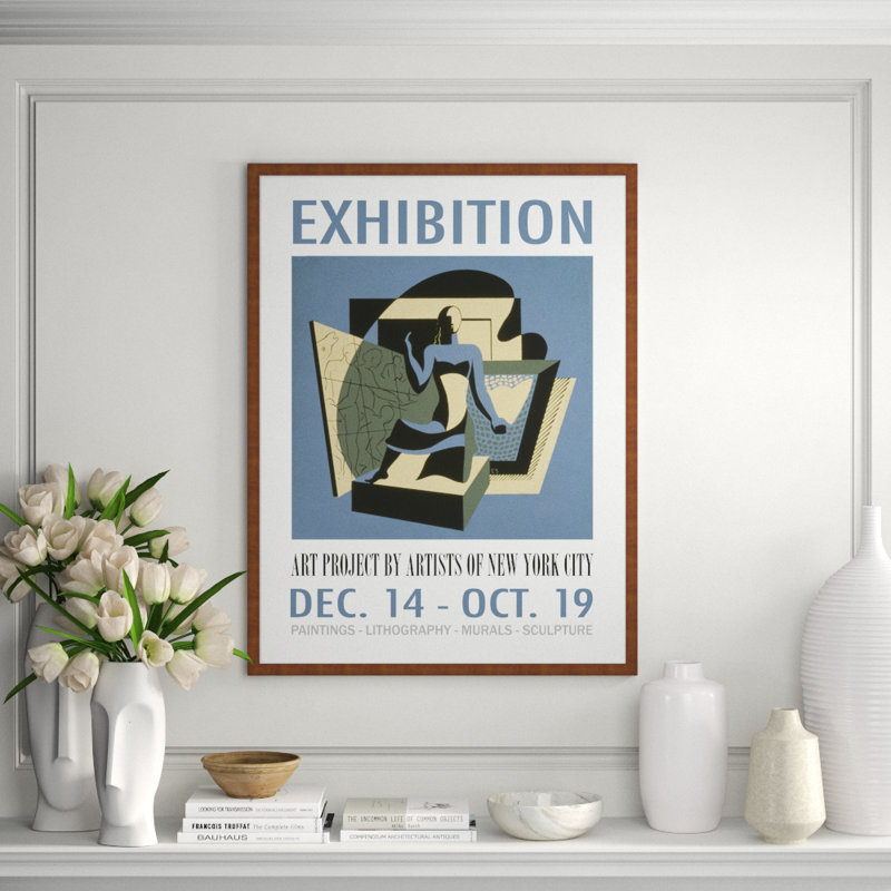 Art Project' Framed Vintage Advertisement on Glass