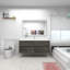 Ensemble de meuble-lavabo mural simple 60 po Momoe-1336575781