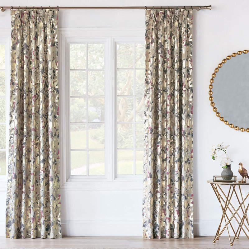 Valentina Room Darkening Curtain, 40" W x 108" L