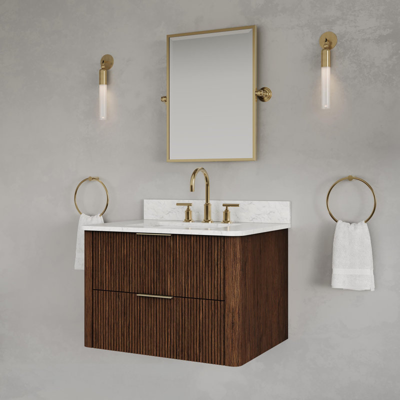 Ensemble de meuble-lavabo flottant Clapp, 30"