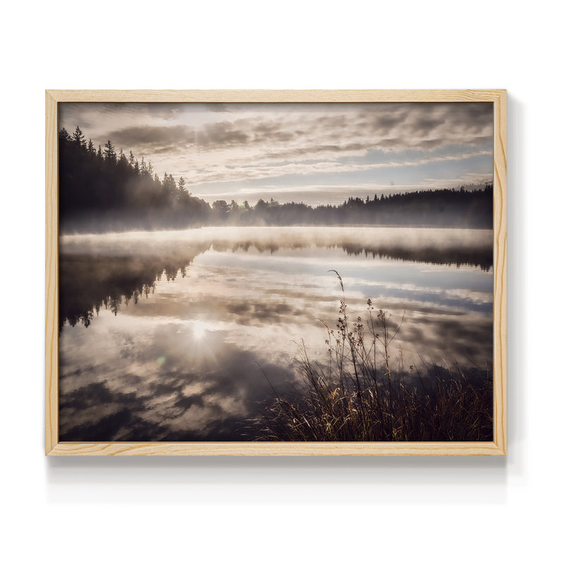 Daybreak -Framed Print - Restickable, Natural, 16" H x 20" W