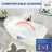 59"L x 28"W Freestanding Acrylic Oval Bathtub, Double Slipper Design with Chrome Drain & Overflow, Spa-Inspired Luxury for Modern Bathrooms-82625187