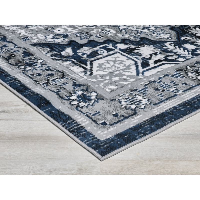 Minton Paisley Flatweave Area Rug, Rectangle 80 x 150cm