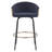 Zora Swivel Upholstered Velvet Counter Stool-1150374571