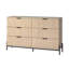 Commode double 6 tiroirs Asho Reeded-30947562
