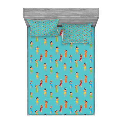 Island Party Microfiber Sheet Set