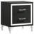 Malcolm Black 2-Drawer Nightstand Bedside Table