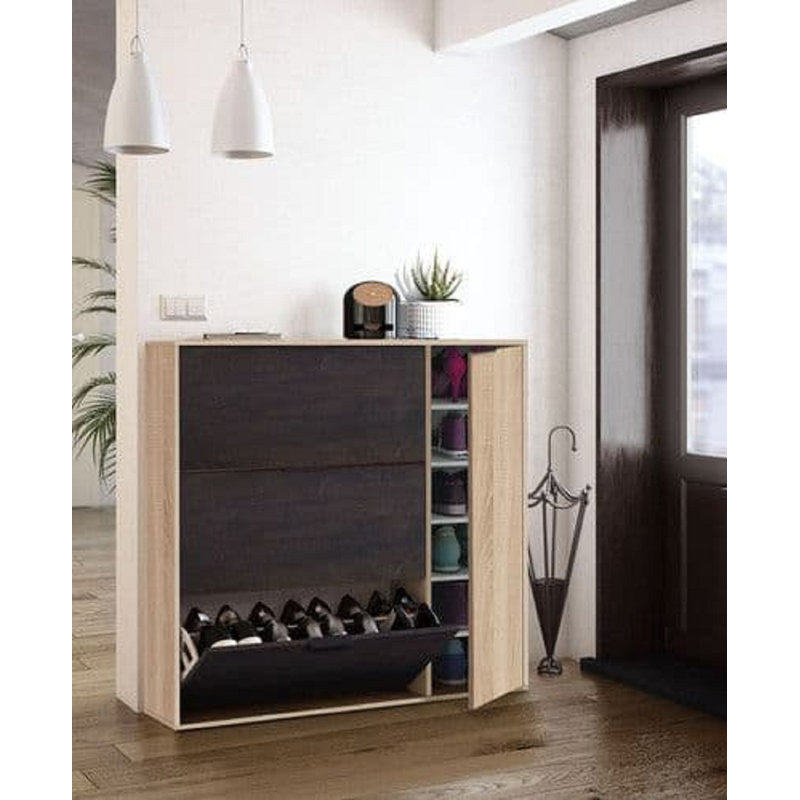 18 Pair Shoe Storage Cabinet