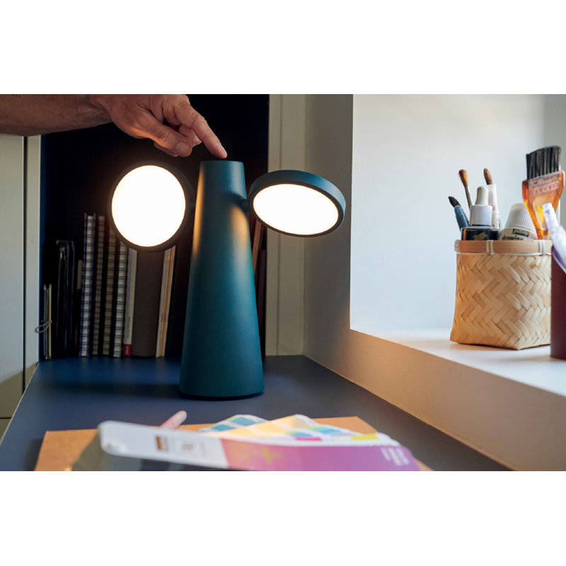 Oto LED Outdoor Table Lamp, Acapulco Blue
