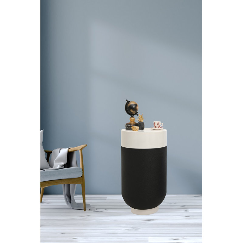 Ensemble de tables Brothwells, H 27,6 po, Blanc, 1