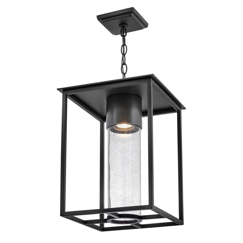 Lanterne suspendue d'extérieur 1 lumière H 17,75 po Marilee, Noir