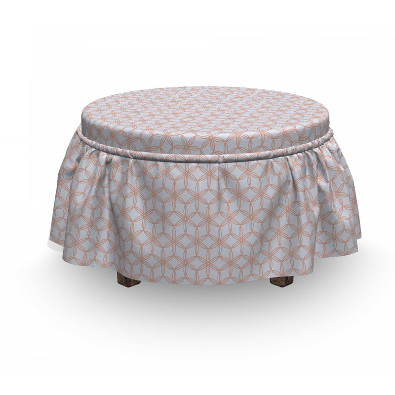 Housse pour repose-pieds de tuile traditionnelle sakura