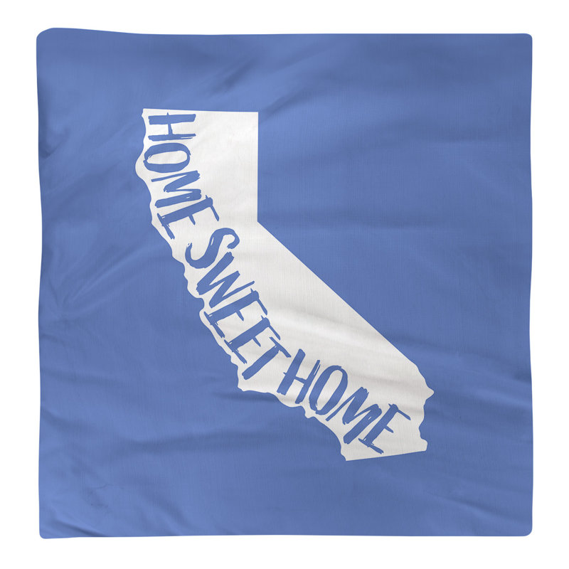 Serviette de californiast home, Bleu, l 22 po x P 22 po, Coton