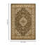 Tapis en polypropylène 10 pi 6 po X 14 motif médaillon de style élégant et durable