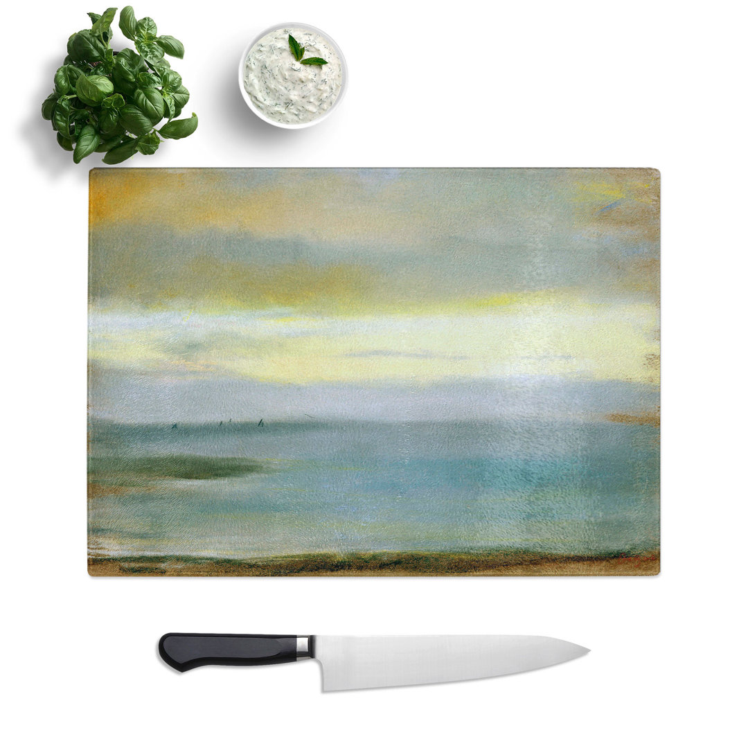 Beach at Low the Tide by Edgar Degas Chopping Board