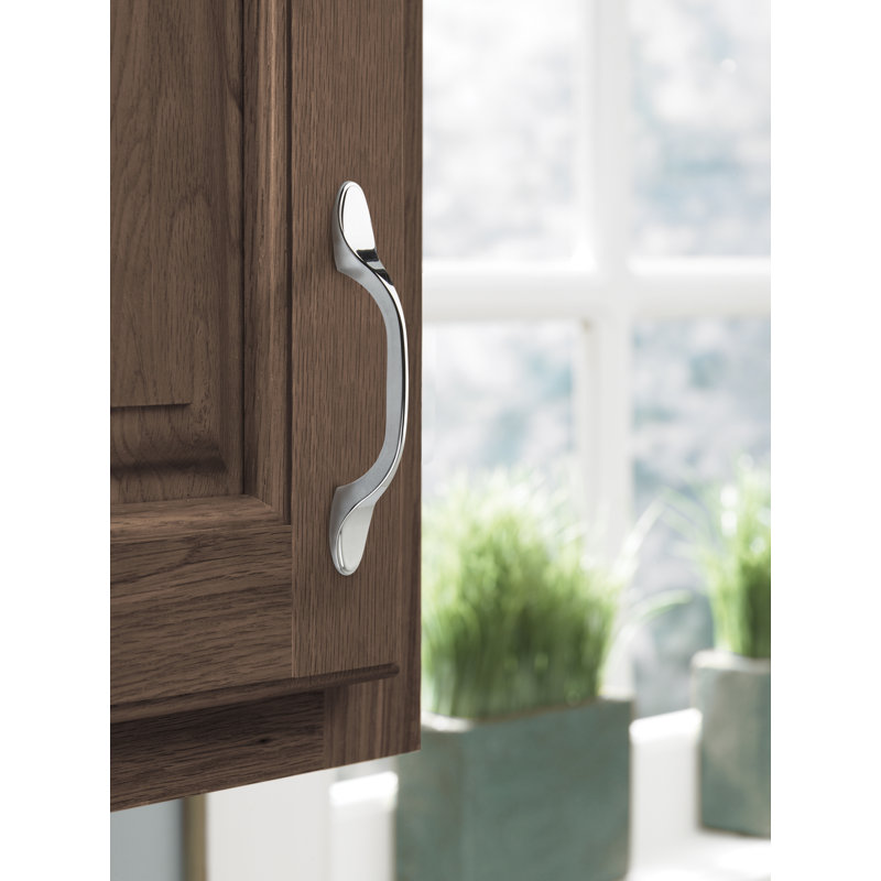 Poignée d'armoire Ravino, 5 1/16", Chrome poli, 1