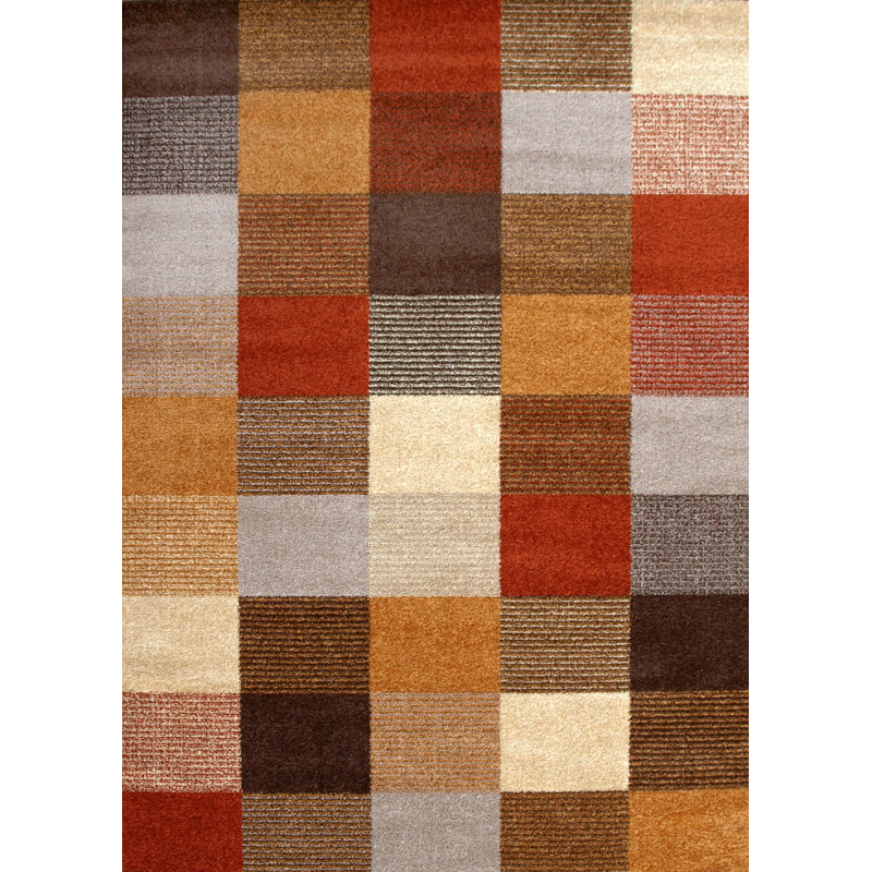 Geometric Area Rug, Rectangle 105 x 150cm