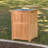 Solid Wood Outdoor Trash/Recycling Bins - 36 Gallons