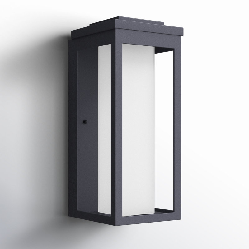 Plafonnier encastré extérieur Ardisj, H 15 po x l 6 po x P 6,75 po