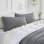 Ensemble de 2 taies décoratives en coton blanc Waffle Weave-119070206-119070215