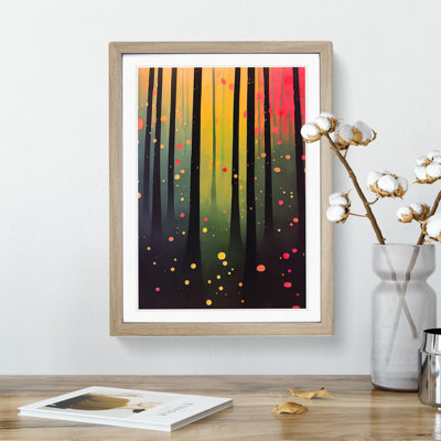 Twinkling Forest - Framed Print