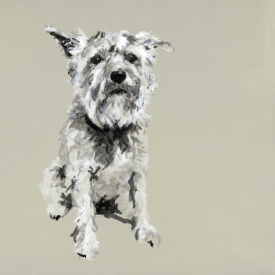 Un chien moderne très pastel I