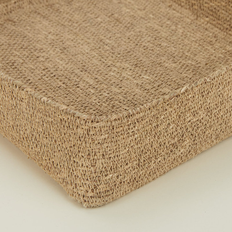 Hawkins New York Seagrass basket - Letter Tray, Natural