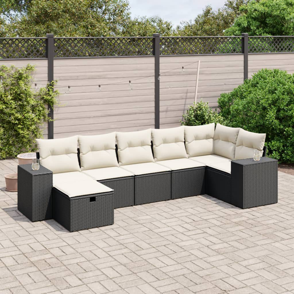 Gartensofa mit Kissen