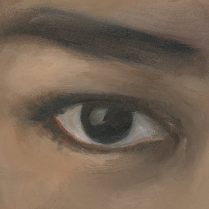 Tedmann Eye Study IV by Ethan Harper - Wrapped Canvas Print, 30 cm H x 30 cm W