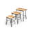Graham Solid Wood Top Nesting Tables