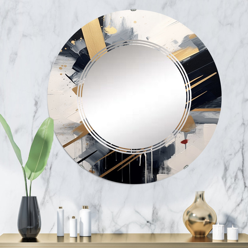 Miroir mural Zihang, 32 po x 32 po