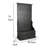 Mary Accent Hall Tree Coat Rack With Bench, 4 Hooks, Farmhouse-106268630