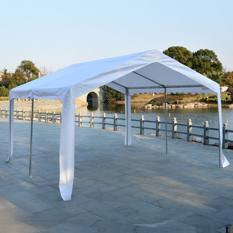 Phillips 4m x 4m Marquee Party Tent, Heavy Duty Wedding Canopy, White