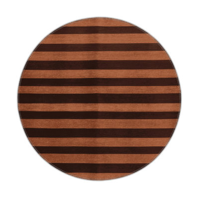 HorizontalStripes Black Indoor and Outdoor Area Rug