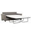Canapé-lit convertible avec ports USB, canapé-lit double pour salon moderne, gris