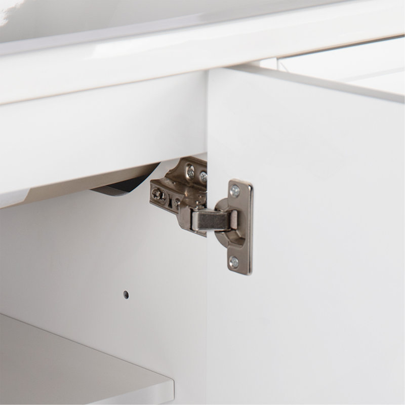 35.6" Bathroom Cabinet, Only Cabinet, White